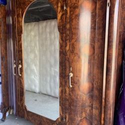 antique armoire Italian Roco circa 1850 
