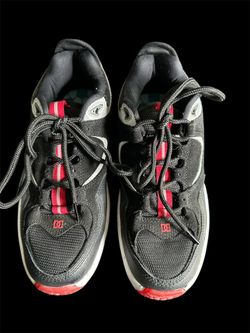 DC X NOCTURNAL - KALYNX SHOES | BLACK RED, Size 7
