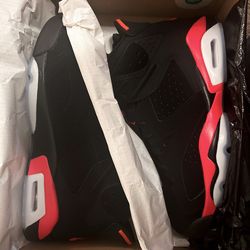 Jordan retro 6 Reverse Infrared “Salesman” DS