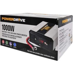 PowerDrive 1000W, Bluetooth Pure Sine Wave, Power Inverter