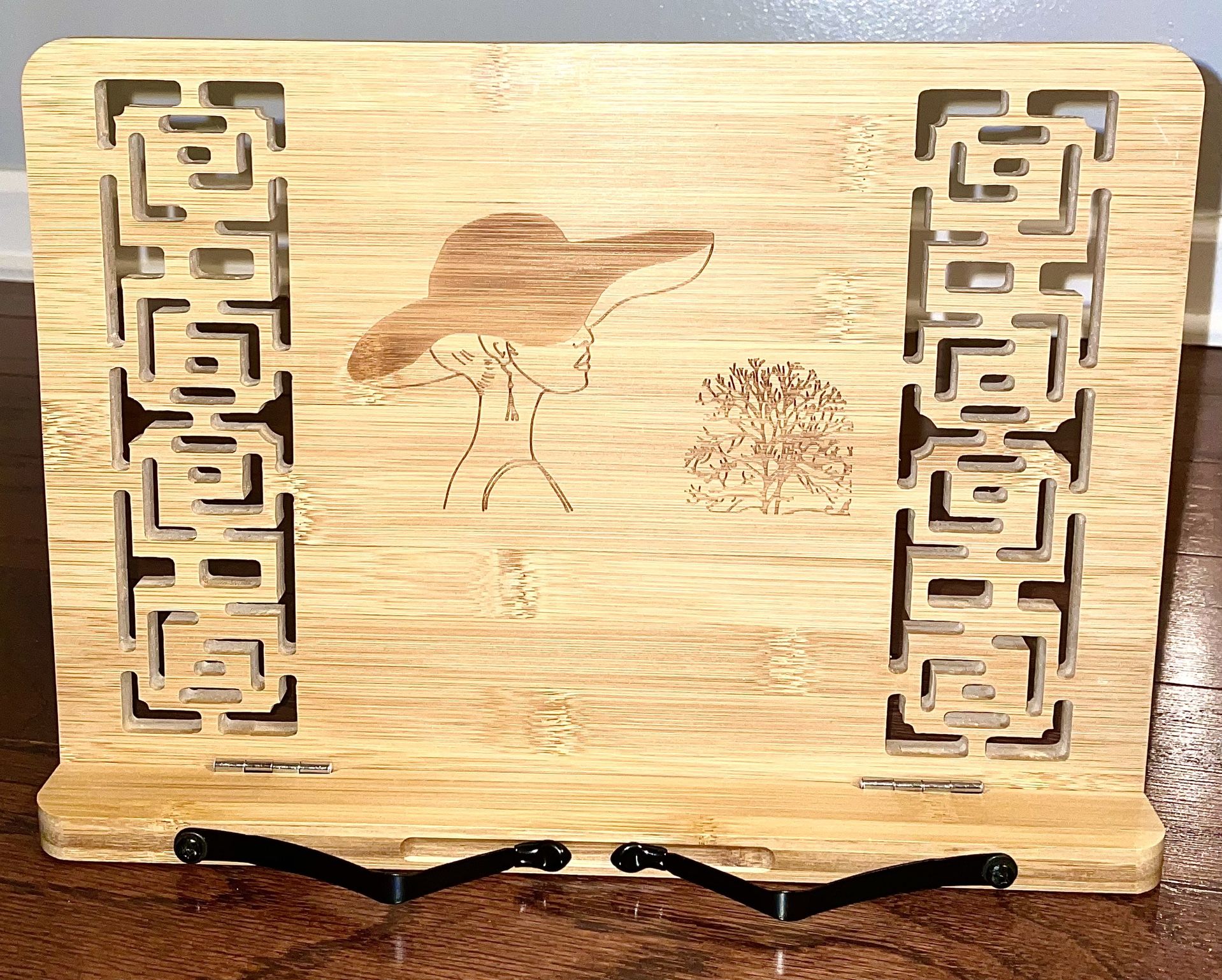SUNFICON Large Bookstand and Cookbook Holder