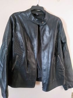 Women's XL Leather Jacket Never Used