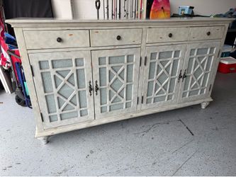 4 Drawer 4 Door Cabinet/Buffet