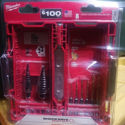 Milwaukee  Impact Step And Drill Bit Set