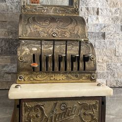 Antique "CANDY STORE" Cash Register measures 16" Tall x 9" Wide x  16" Deep