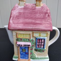 Ceramic Tea Shop Teapot Colorful - 7"height