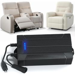 Battery Pack for Reclining Furniture - Rechargeable Recliner Battery Pack - 2200mAh Universal 2-Pin Power Supply for Electric Recliners, Recliner Chai