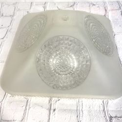 Vintage Glass Lampshade 