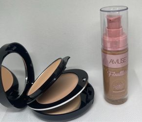 Amuse Faultless Full Coverage Foundation & Compact Powder