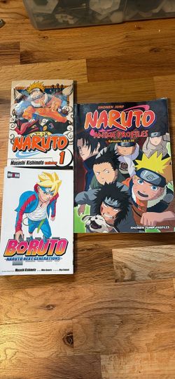 Naruto & Boruto Manga Book Set of 3