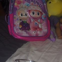 Dolls And Labubu Backpack 