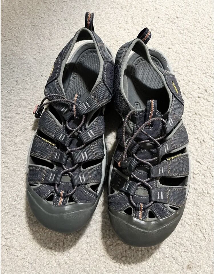 KEEN Newport H2 Mens Blue Sport Sandals Hiking Waterproof Shoes 1001907 Size 12