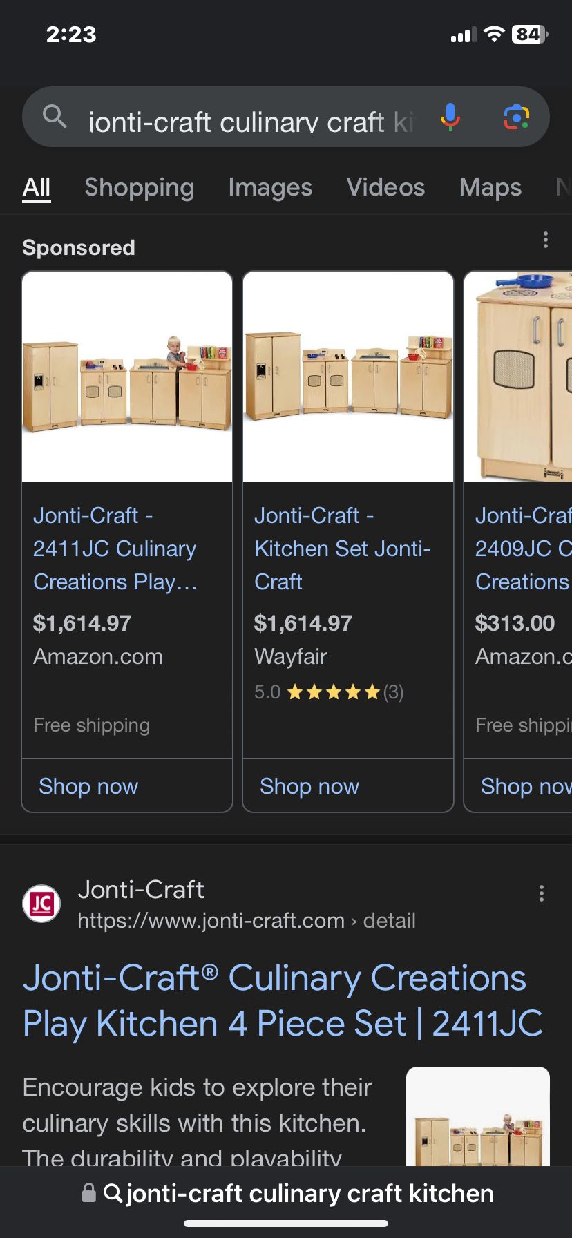 Jonti-Craft Culinary Creations Play Kitchen