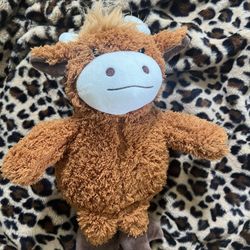 Adorable Plush Cow 