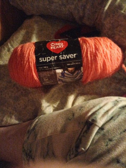 Red Heart Yarn Persimmon 364 Yards 7oz