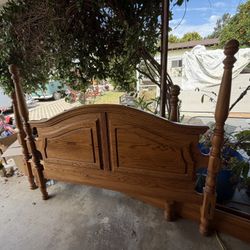 Oak California King Bed Frame