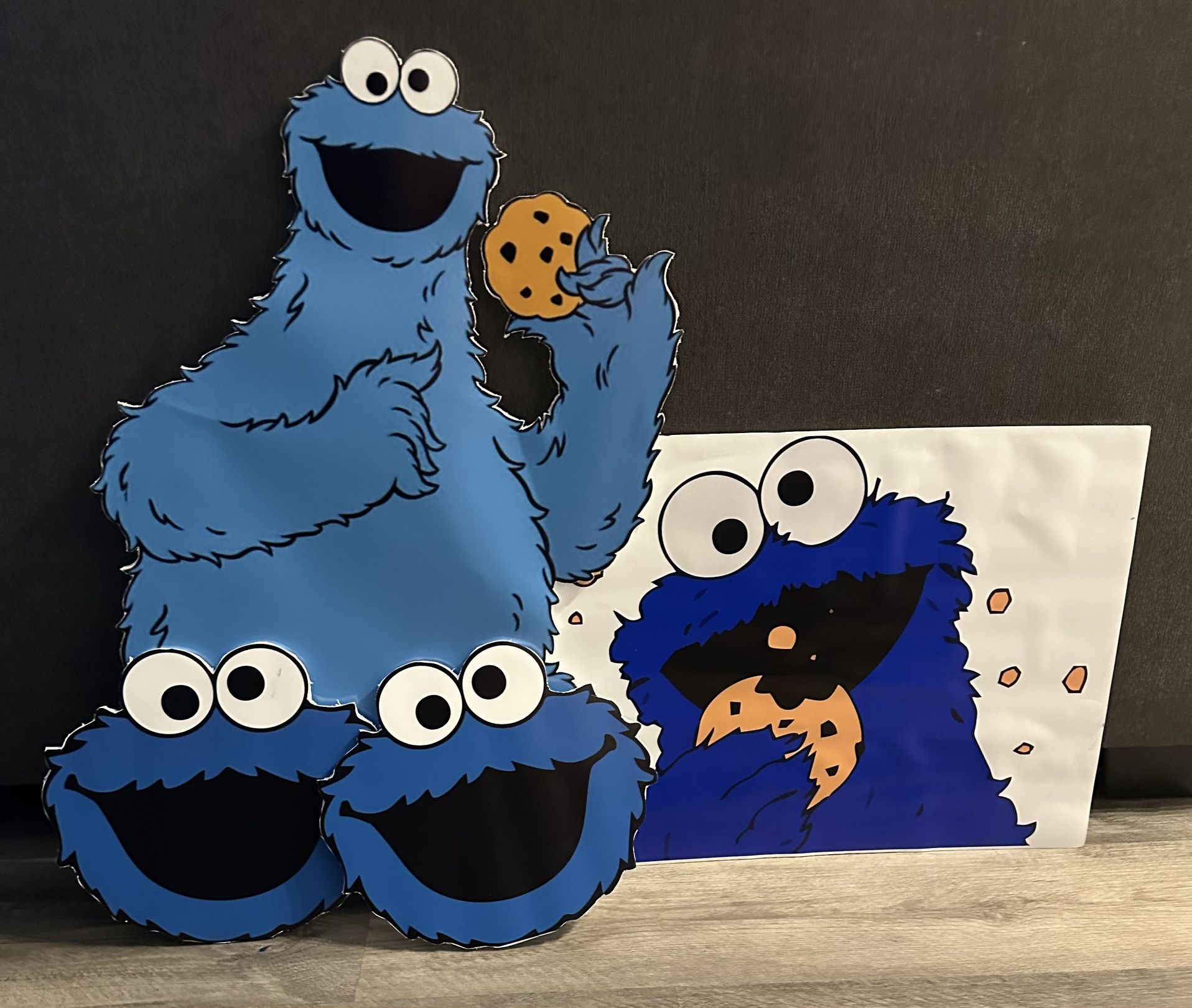 Cookie Monster Cut Outs Decorations
