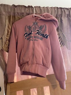 Sweater In Color Pink Furry Inside $7