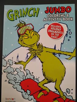 New Grinch Coloring And Activity Book
