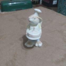Fitz And Floyd Happy Birthday Bunny Figurine 