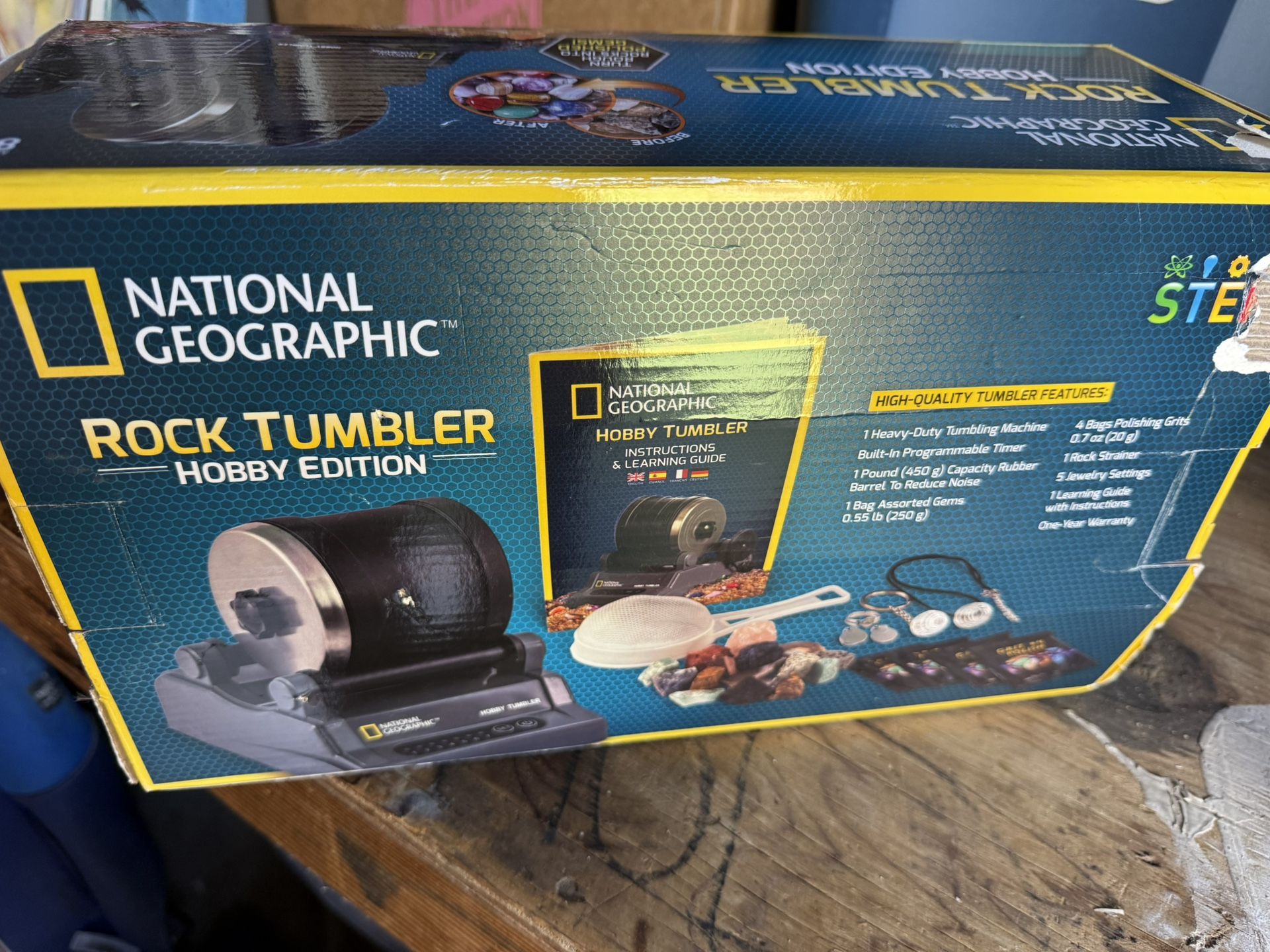 National Geographic Rock Tumbler – Hobby Edition