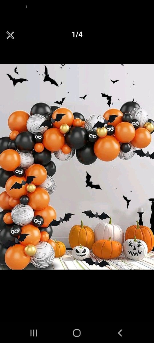 Halloween Balloon Arch