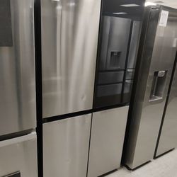 New Samsung - Bespoke 4-Door Flex with Family Hub+ in Charcoal Family Hub