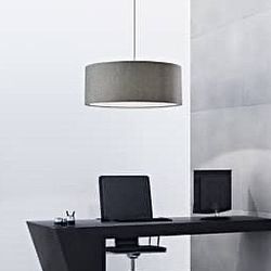 3 Light 15” Ceiling Pendant In Slate Grey 