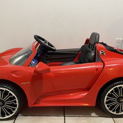 Red Ride On Car Porsche