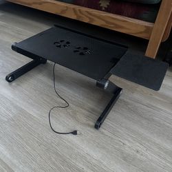 Huanuo Adjustable Laptop Desk With Built In Fan