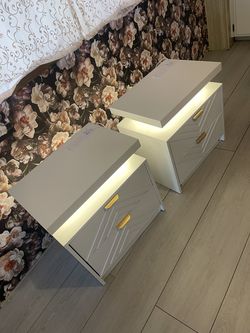 LED night stands set of 2
