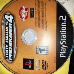 Tony Hawks Pro Skater 4 PS2 PlayStation 2 Disk Only Black Label