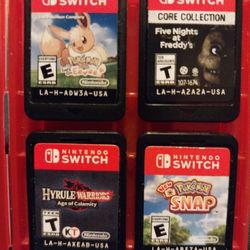 4 Nintendo Switch Games $40 Each