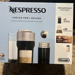Brand New Nespresso Vertuo Pop + Deluxe