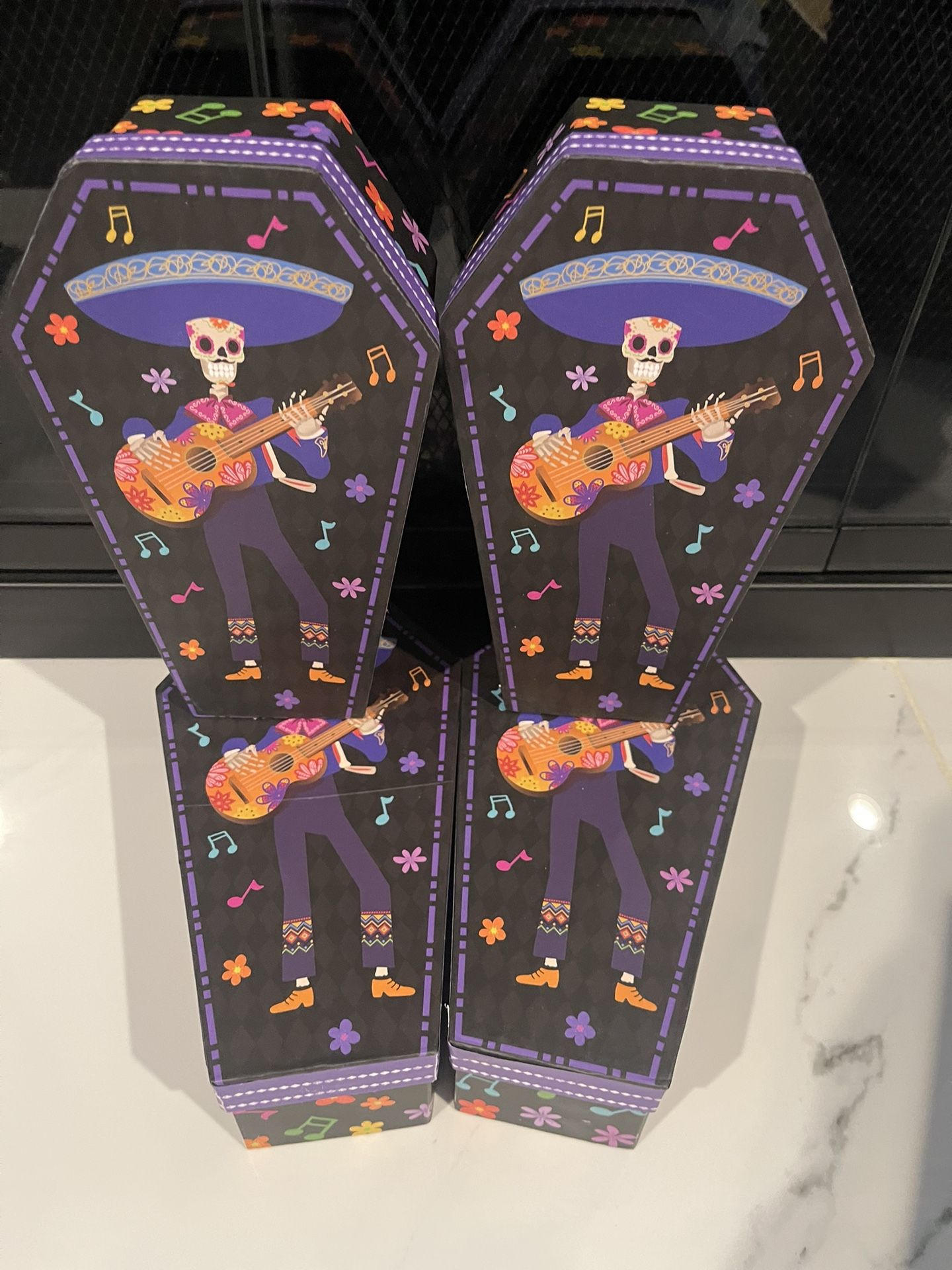 Dia De Los Muertos Coffin Boxes