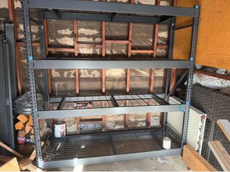 Storage shelves