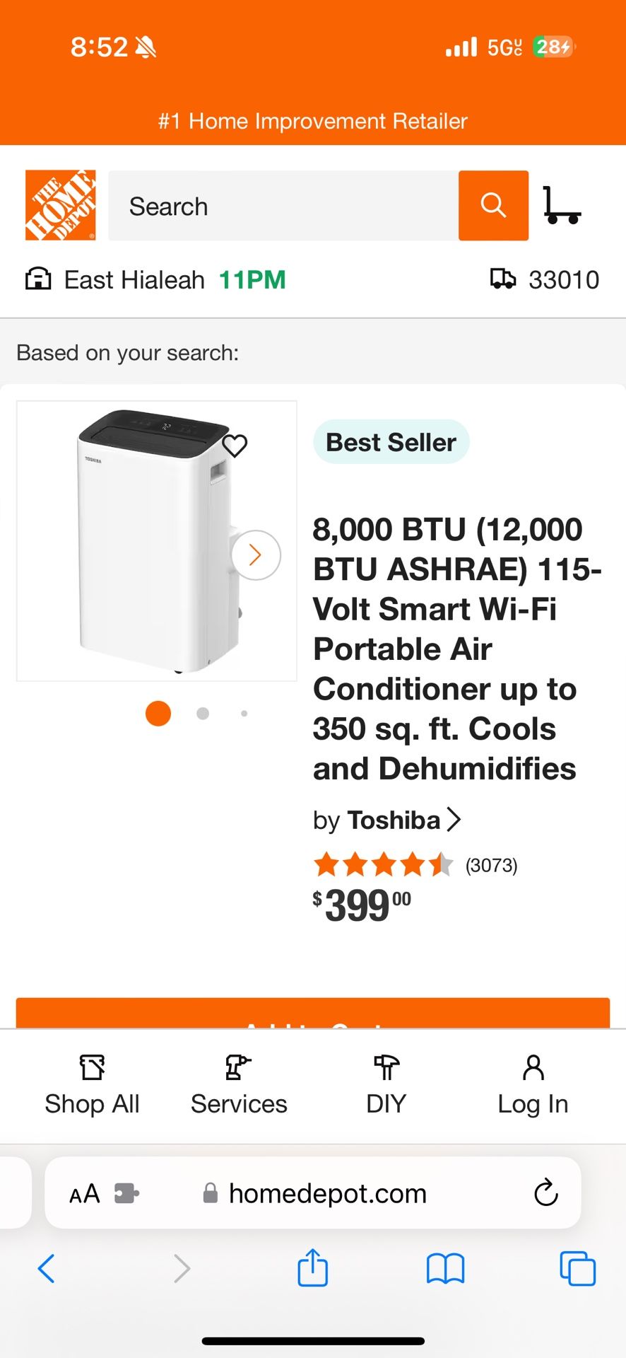 Portable AC Unit - Toshiba