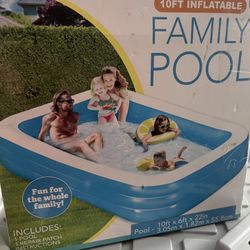 10 Ft Inflatable Pool 