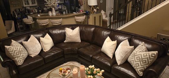 Leather Sectional