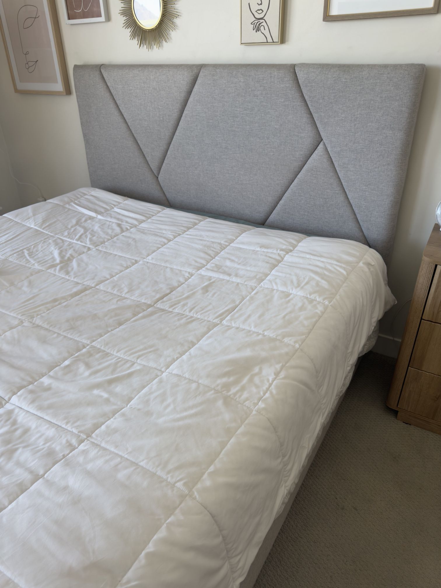 King Size Bed frame And Mattress
