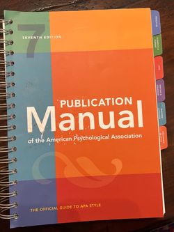 APA 7th edition manual
