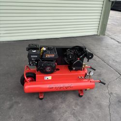 Stark USA 65152 Dual Tank Air Compressor Cart, 6.5 hp, 10 gallons, 115 psi