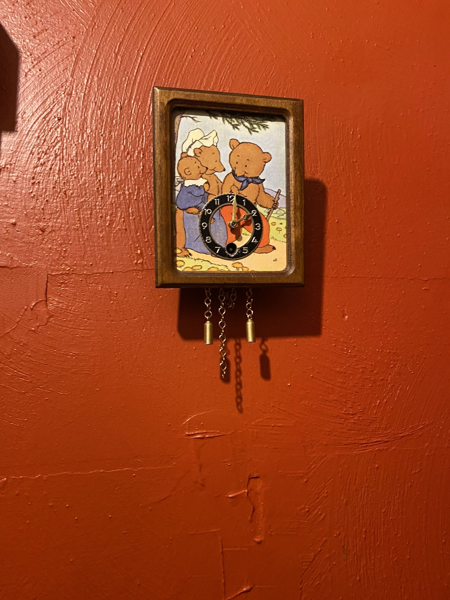 Beautiful Small German Hummel Wall Clock