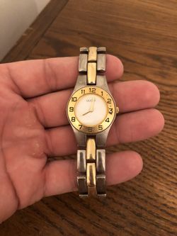 Gucci WOMENS vintage two tone watch