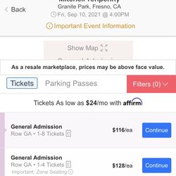 2-Jon Pardy Tix  In Fresno  Boots In The Park Friday September 10