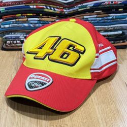 Vintage DUCATI CORSE VALENTINO ROSSI VR46 MOTOGP The Doctor Hat Cap