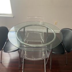 Used Modern Contemporary Dining Set 