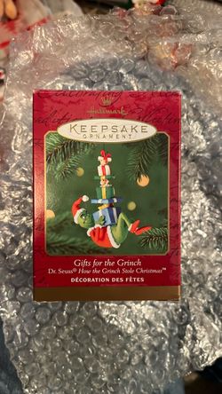 Hallmark Keepsake Gifts for the Grinch Ornament