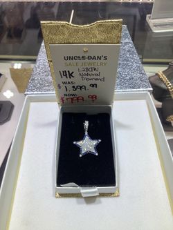 Gold Star pendant