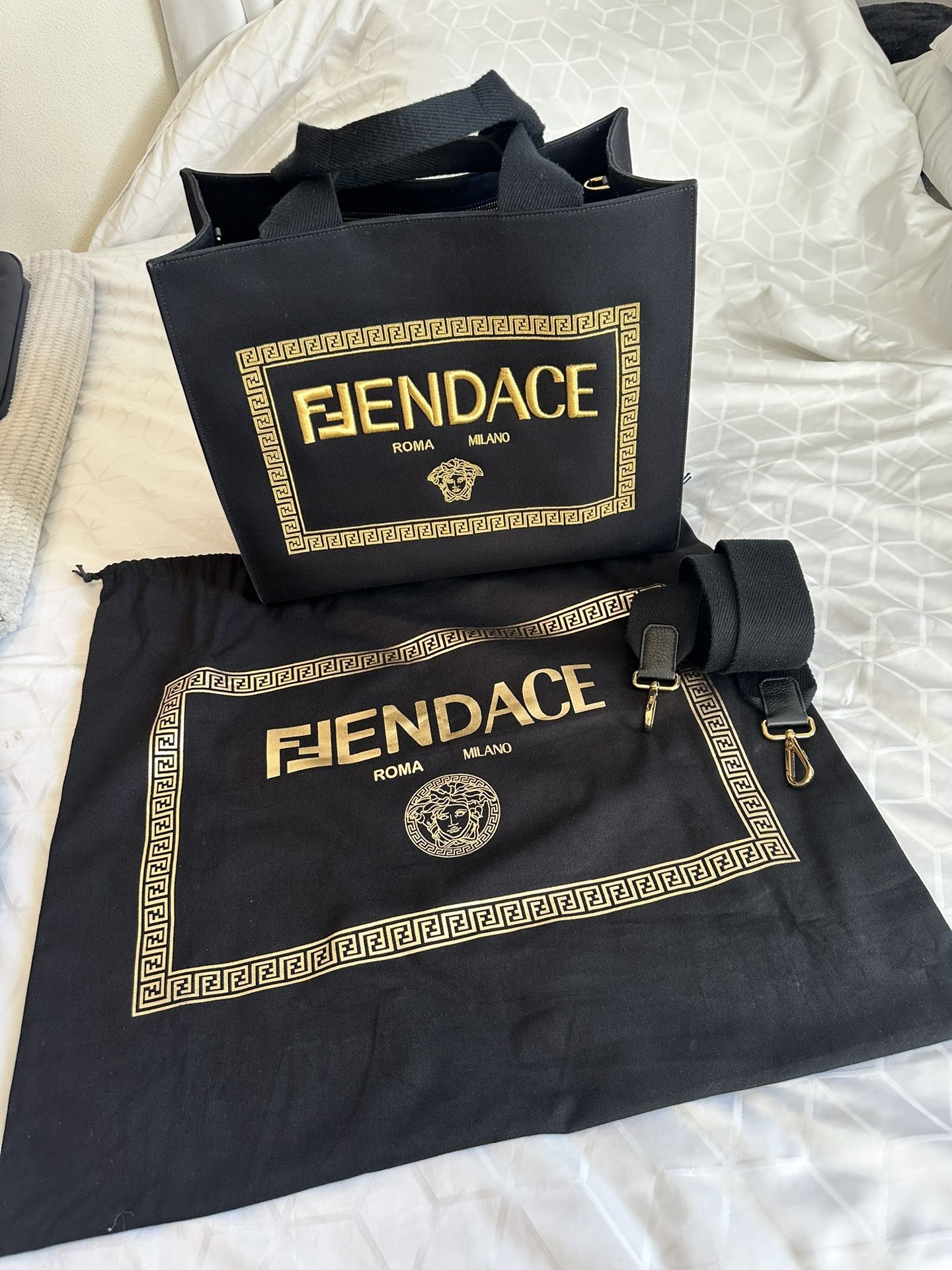 Authentic Fendace Travel Tote